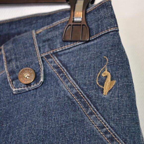 Vintage Y2K Baby Phat Cargo Jeans Sz 2 - Picture 7 of 9